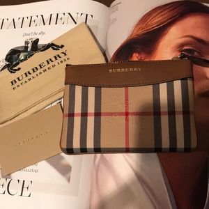 AUTHENTIC BURBERRY SMALL COIN/CARD CASE